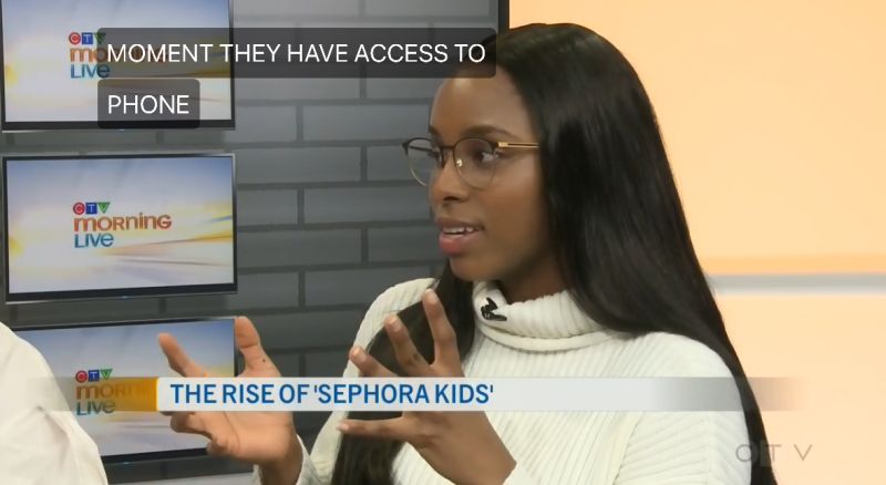 Bilingual Registered Psychotherapist Benslyne Avril during a CTV Morning Live Ottawa interview discussing mental health strategies and wellness tips.