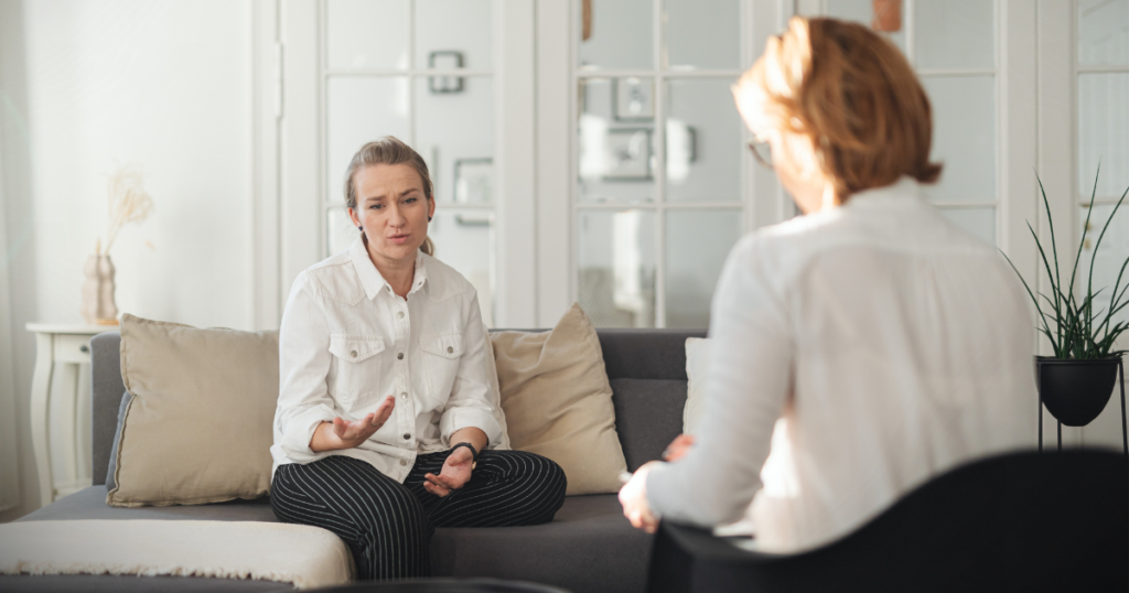 Client in Individual Therapy.