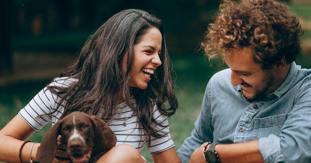 Smiling couple for emotion focused therapy Ottawa services in Westboro