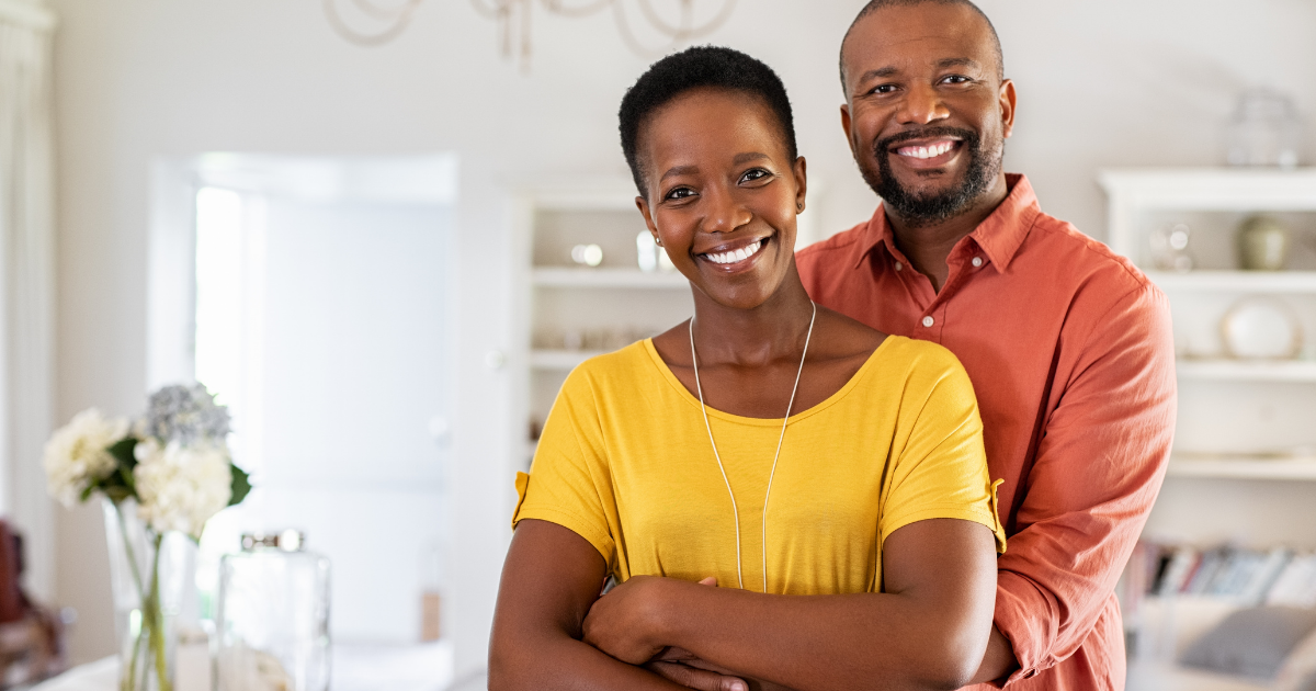 Smiling couple representing Gottman Method therapy in Ottawa